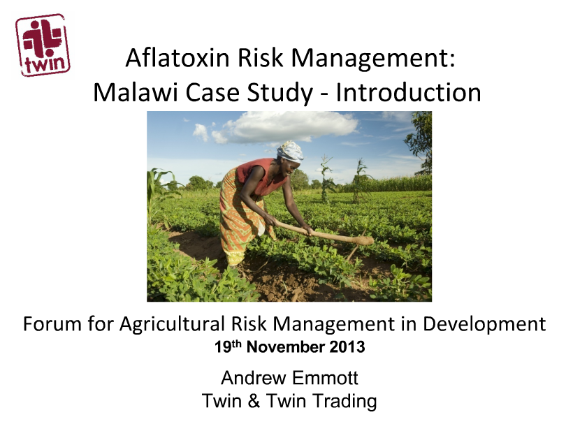 Aflatoxin Risk Management FARMD